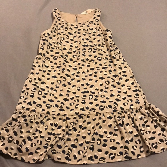 girls animal print dress